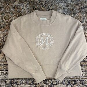 Abercrombie & Fitch Cropped Crewneck Sweater